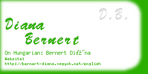 diana bernert business card